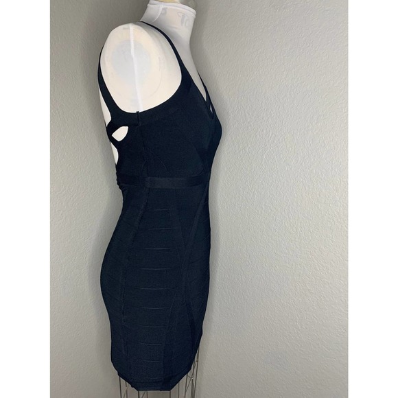 New Guess Bodycon Black Dress - Picture 4 of 5